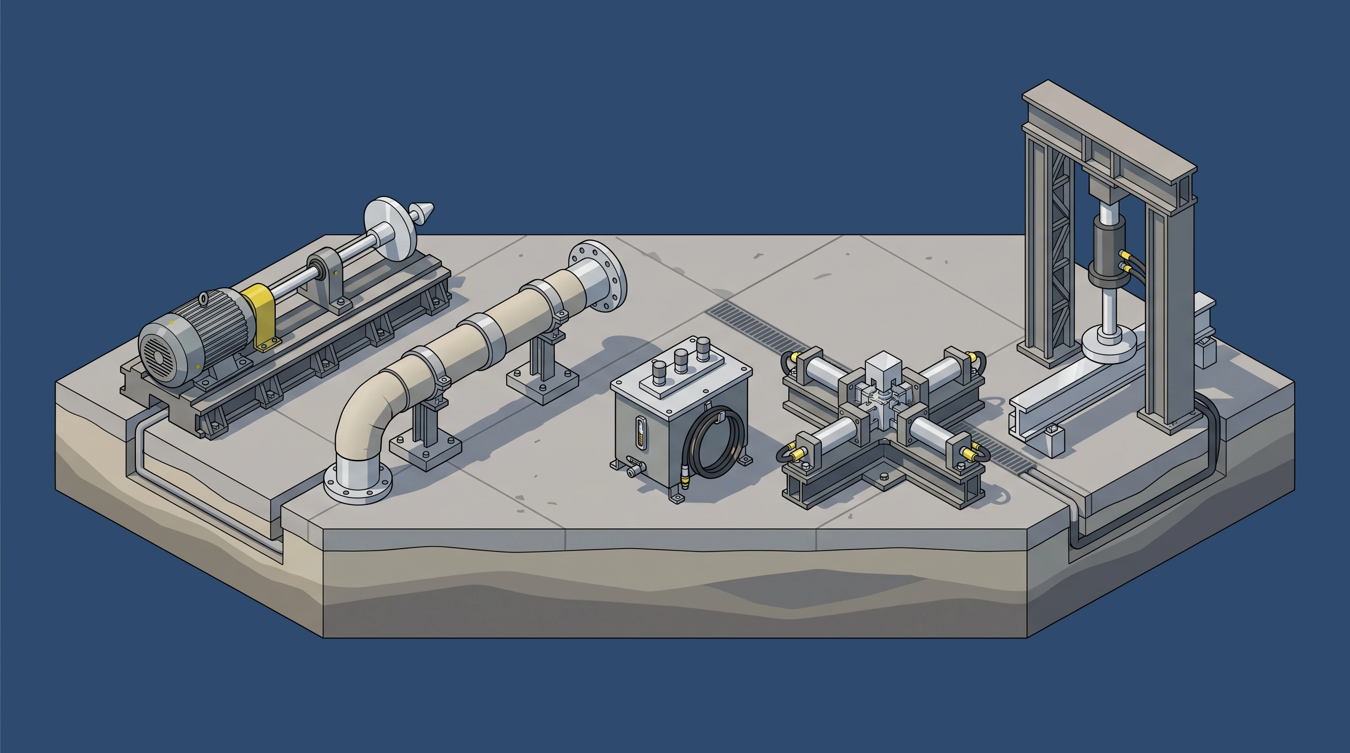 Component & Structural Test Cells — annotated application scene
