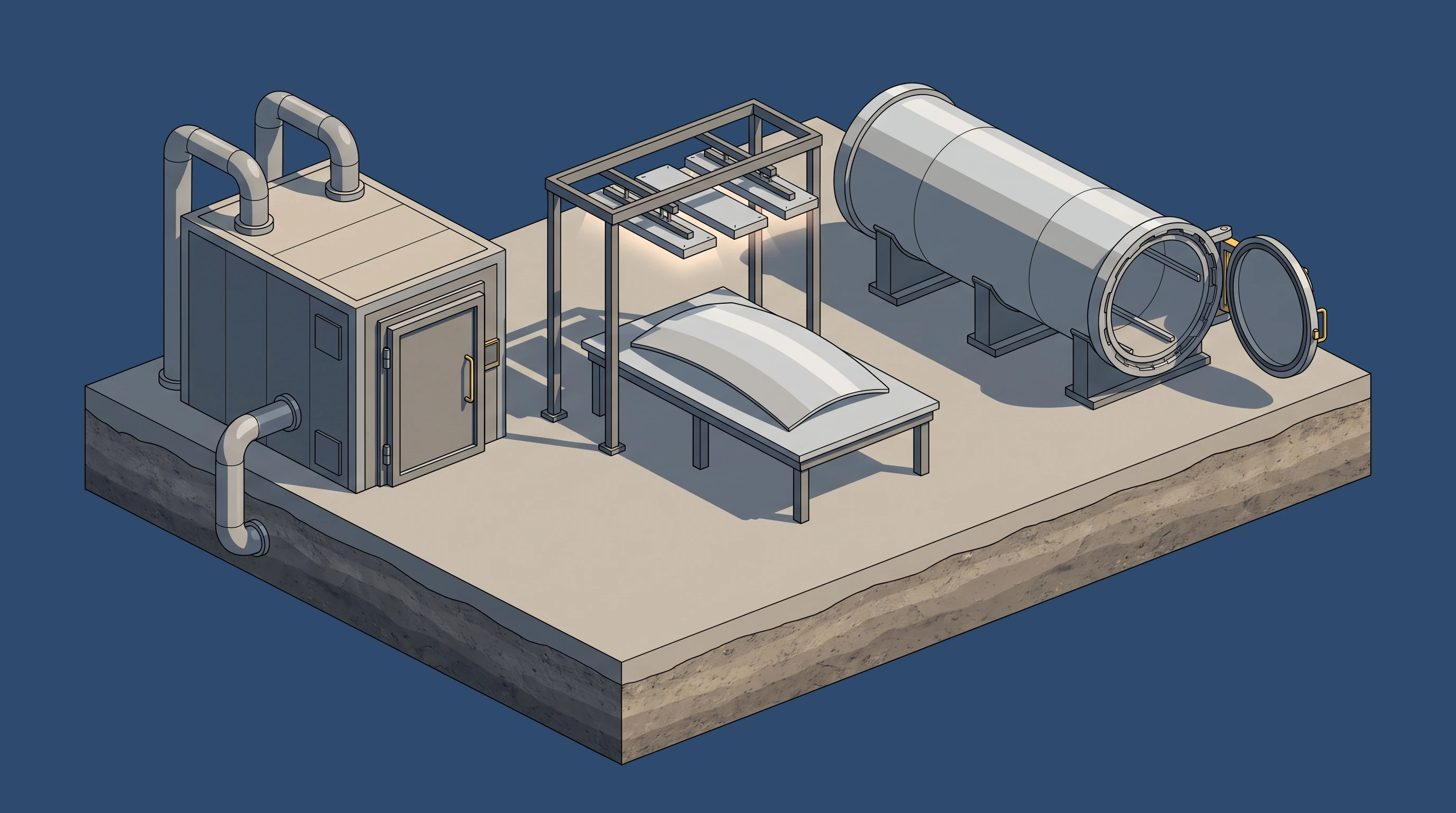 Composite Bonding, Cure & Heat Treat — annotated application scene