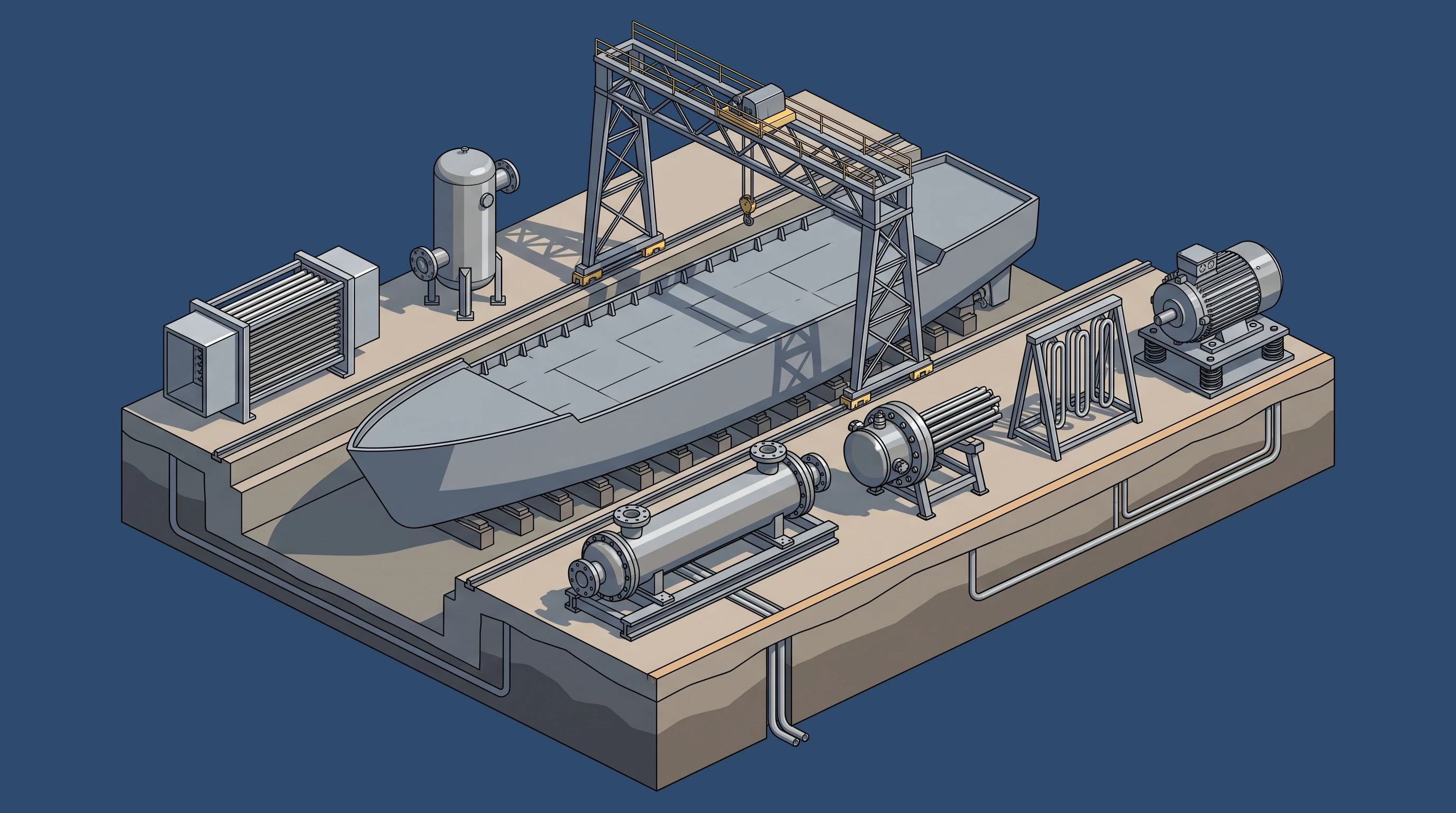Shipboard & Mil-Spec Systems — annotated application scene