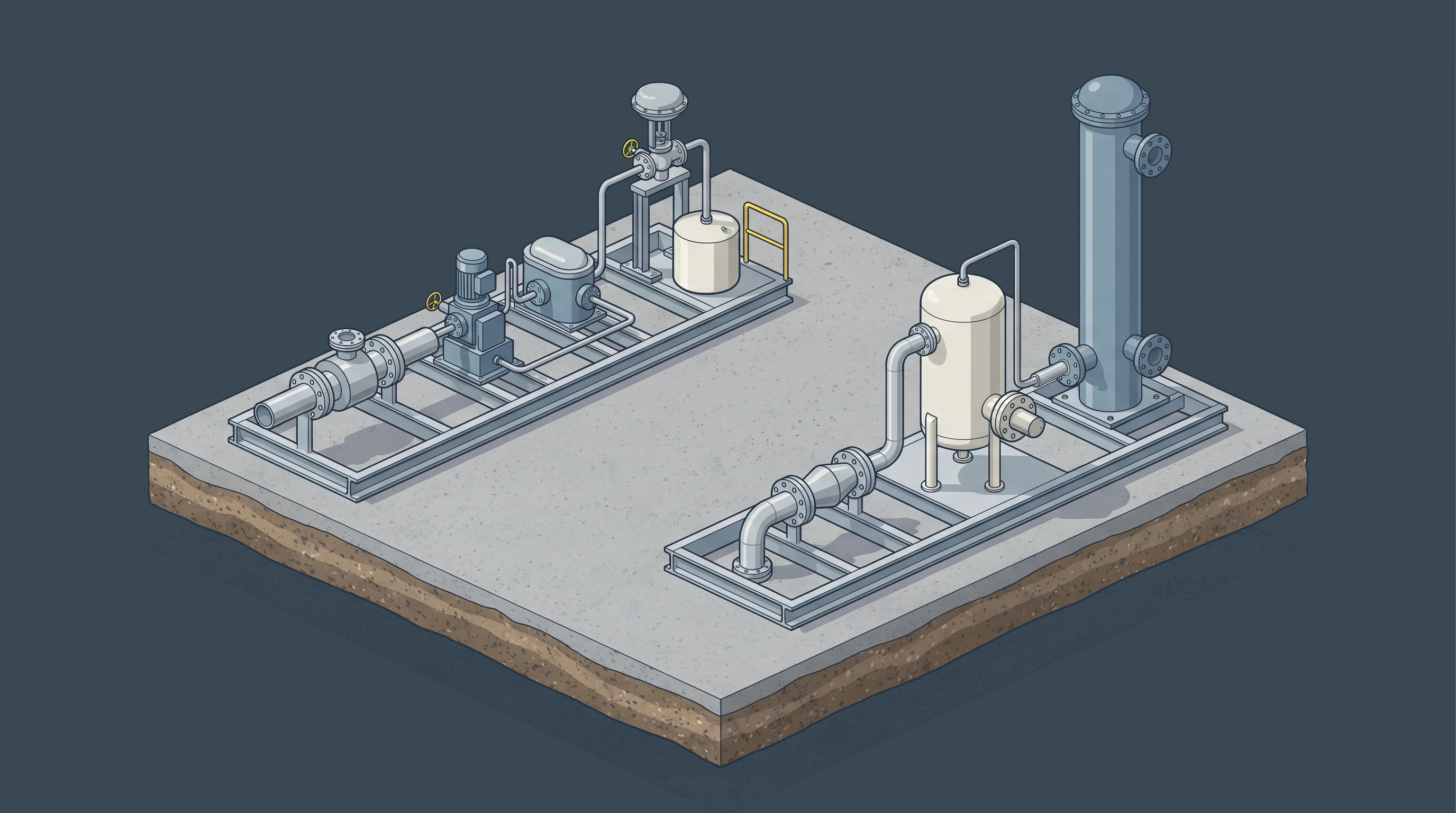 Process Skids & Packaged Systems — annotated application scene