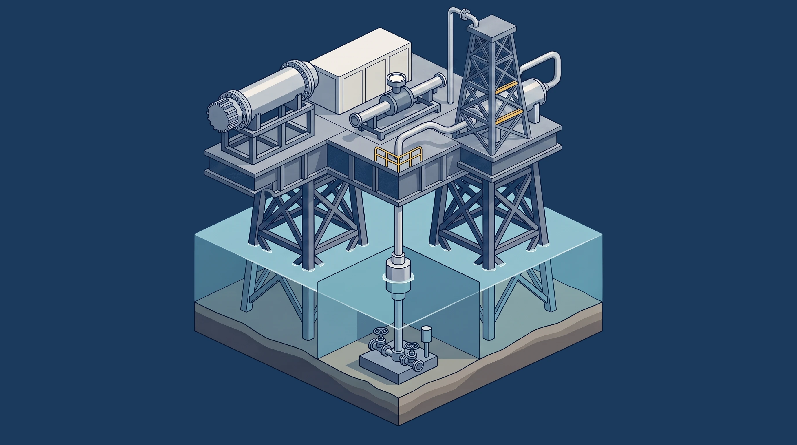 Offshore Platform & Subsea — annotated application scene