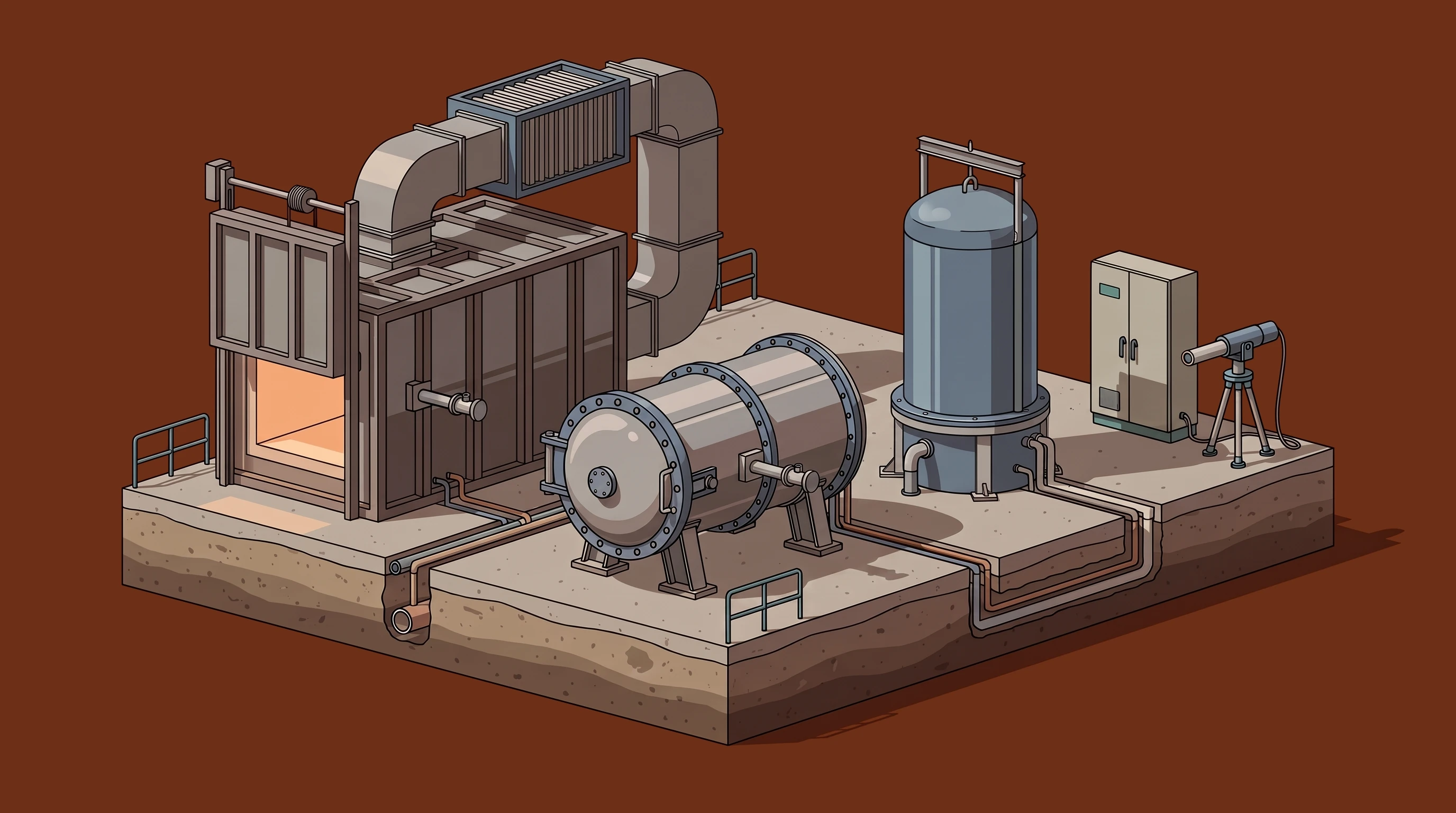Heat-Treat & Atmosphere Furnaces — annotated application scene