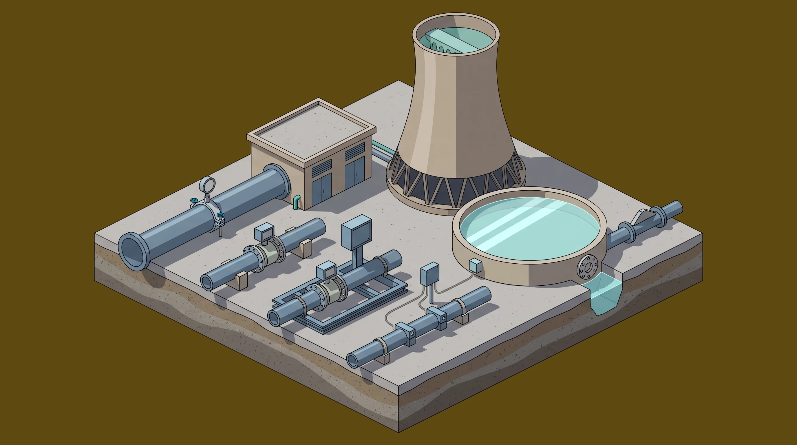 Cooling Water & Balance of Plant — annotated application scene