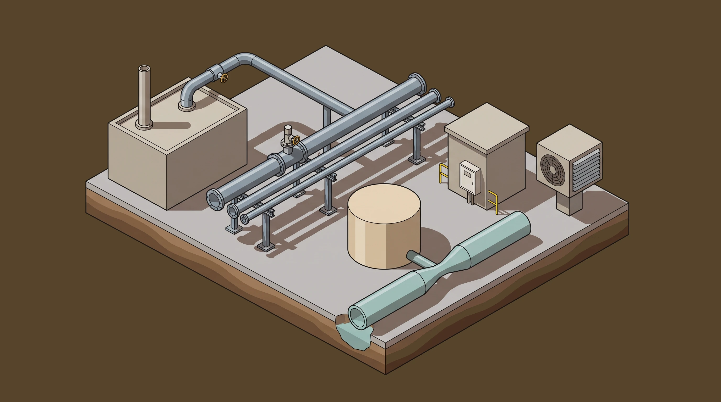 Mill Utilities & Steam — annotated application scene