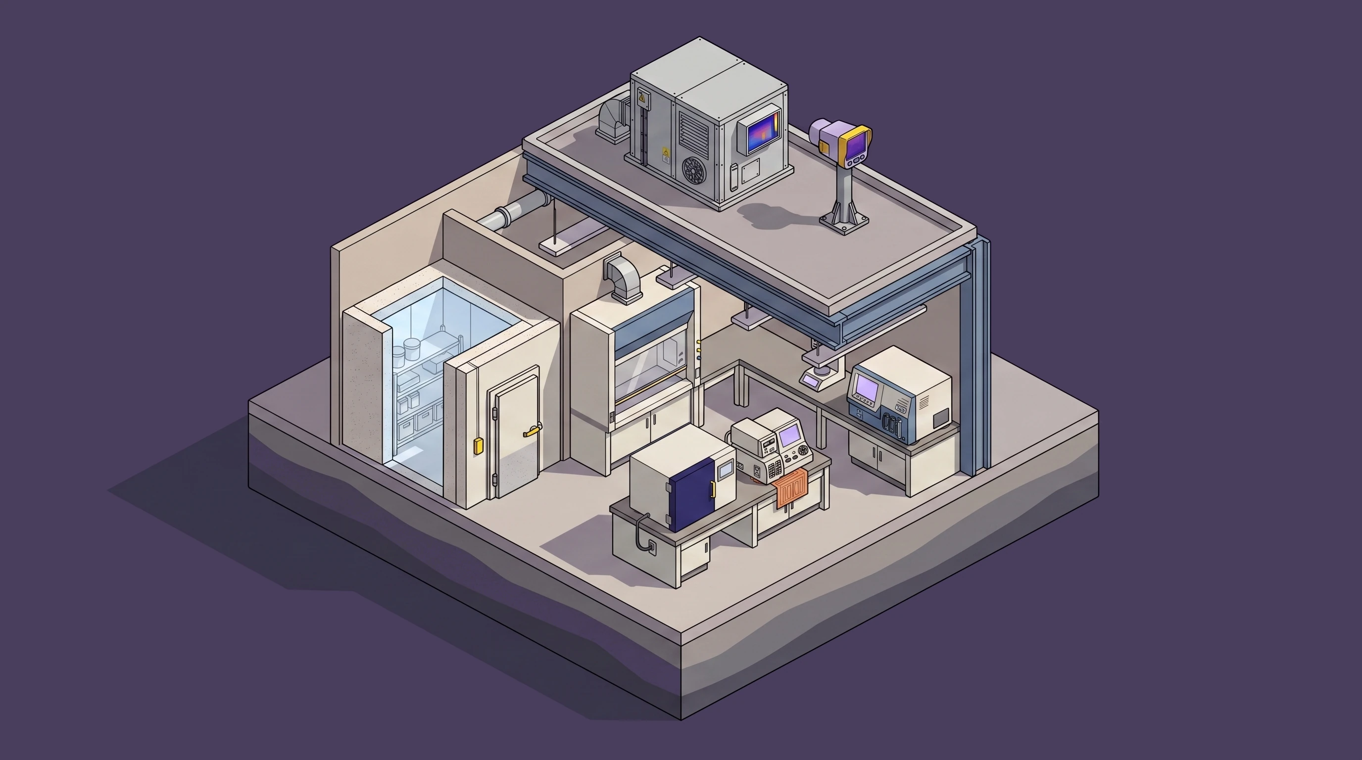 University & Research Labs — annotated application scene