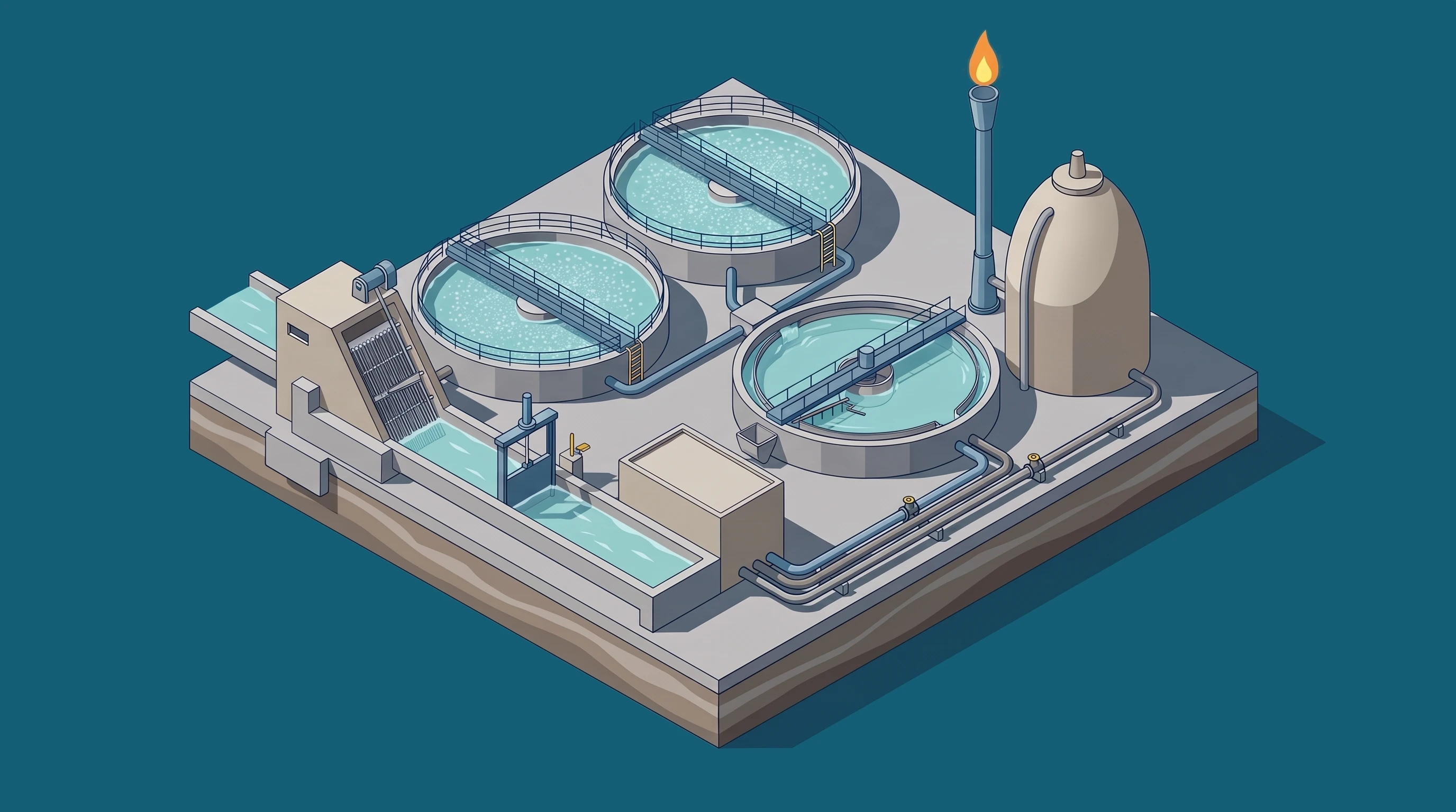 Wastewater Treatment — annotated application scene