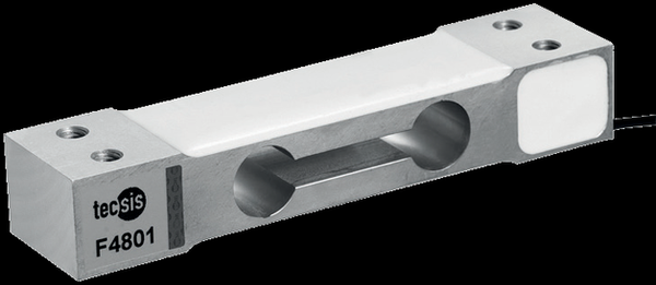 WIKA-ST F4801 single-point load cell &mdash; aluminum beam that mounts alone under a scale platform and reads the load wherever it sits.