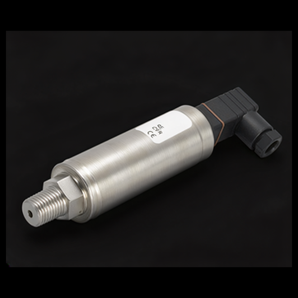 WIKA-ST Model SP007 customer-configurable pressure transducer &mdash; all-stainless strain-gauge transducer with a selectable pressure port and electrical termination.