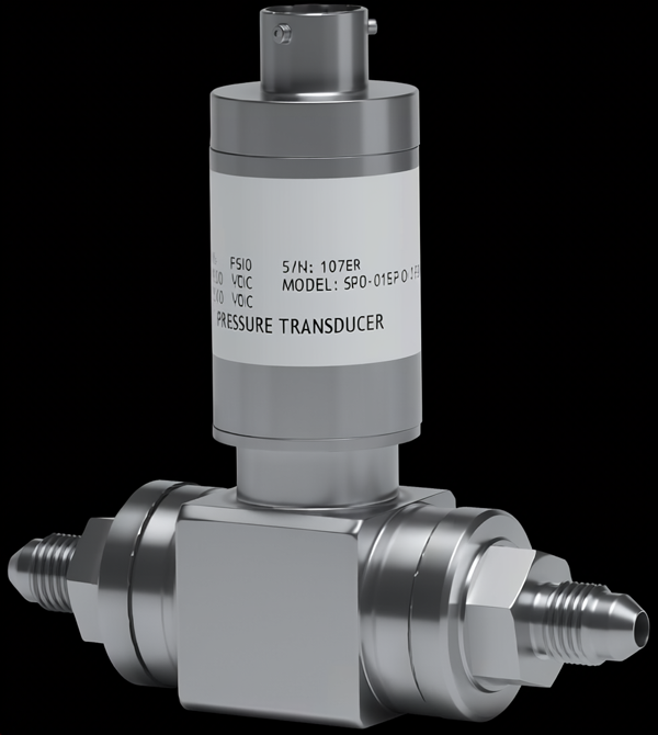 WIKA-ST SP007 SPD wet/wet differential pressure transducer &mdash; two-port stainless transducer that reports the pressure difference between a high and a low connection.